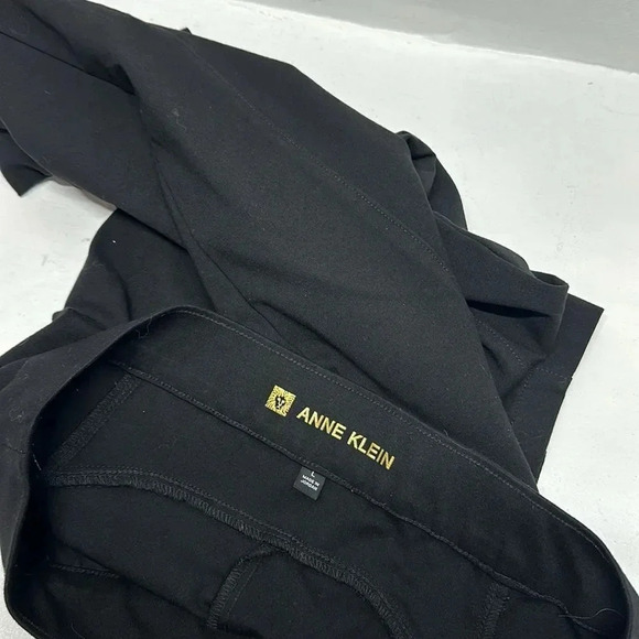 Anne Klein Tregging Trouser Leggings Skinny Career Pants in Black Size Large - Picture 6 of 7